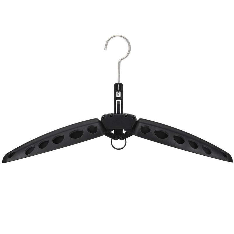 Wetsuit Hanger Thickened Multifunctional Folding Drying Rack(Black)