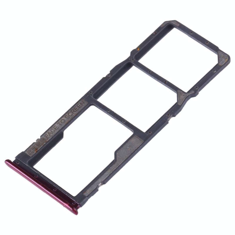 SIM Card Tray + SIM Card Tray + Micro SD Card for Xiaomi Redmi 7 (Magenta)