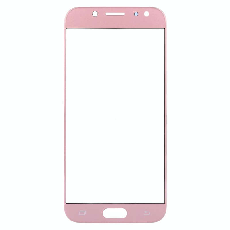 For Galaxy J3 (2017) / J330 Front Screen Outer Glass Lens (Rose Gold)