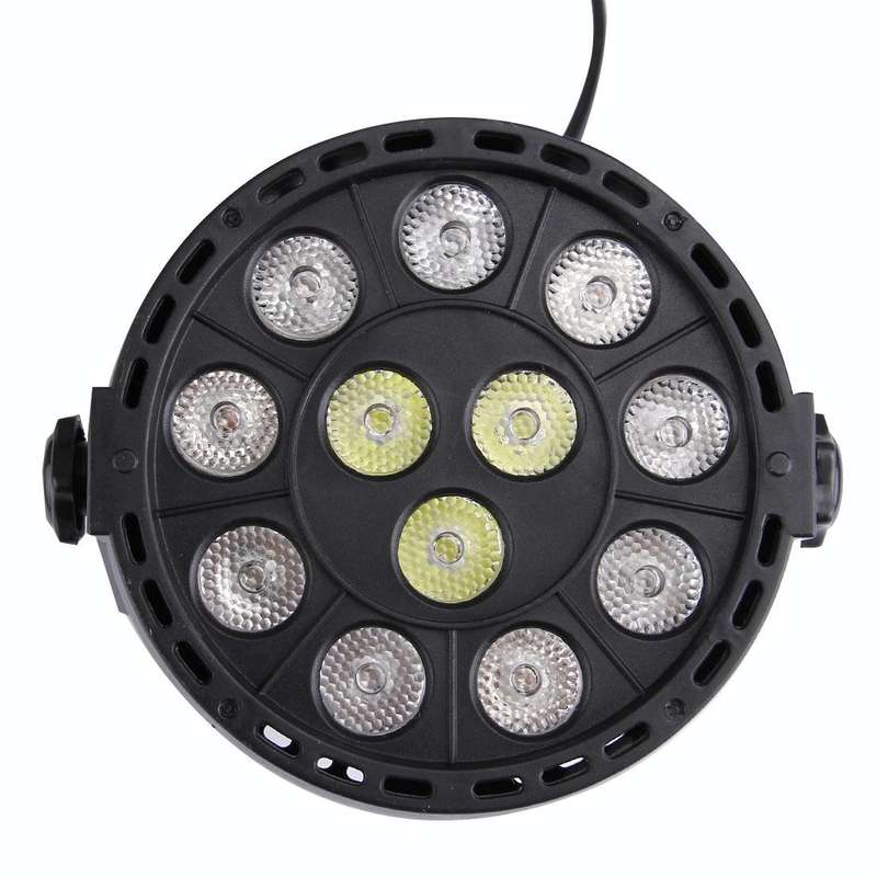 KD-12W 12 LED PAR Light Stage Light, with LED Display, Master / Slave / DMX512 / Auto Run Modes, ...