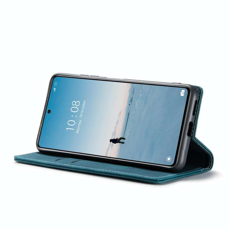 For Xiaomi 12 Lite CaseMe 013 Multifunctional Horizontal Flip Leather Phone Case(Blue)