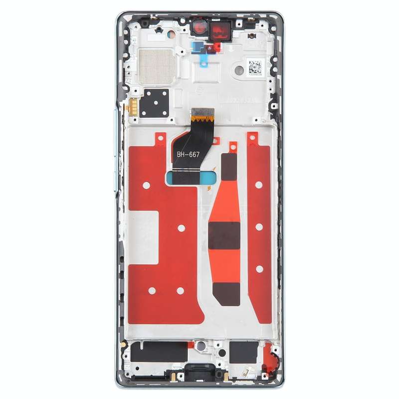 Original LCD Screen For Honor 70 Digitizer Full Assembly with Frame(Green)