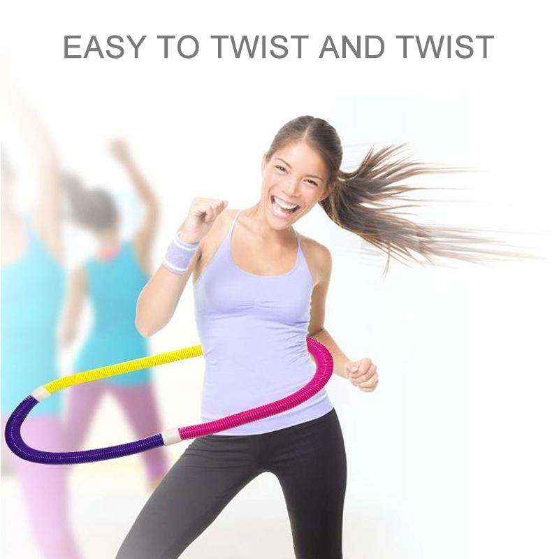 Adult Slimming Circle Waist Trimmer Workout Fitness Exercise Coil Flexible Soft Spring Fitness Ci...