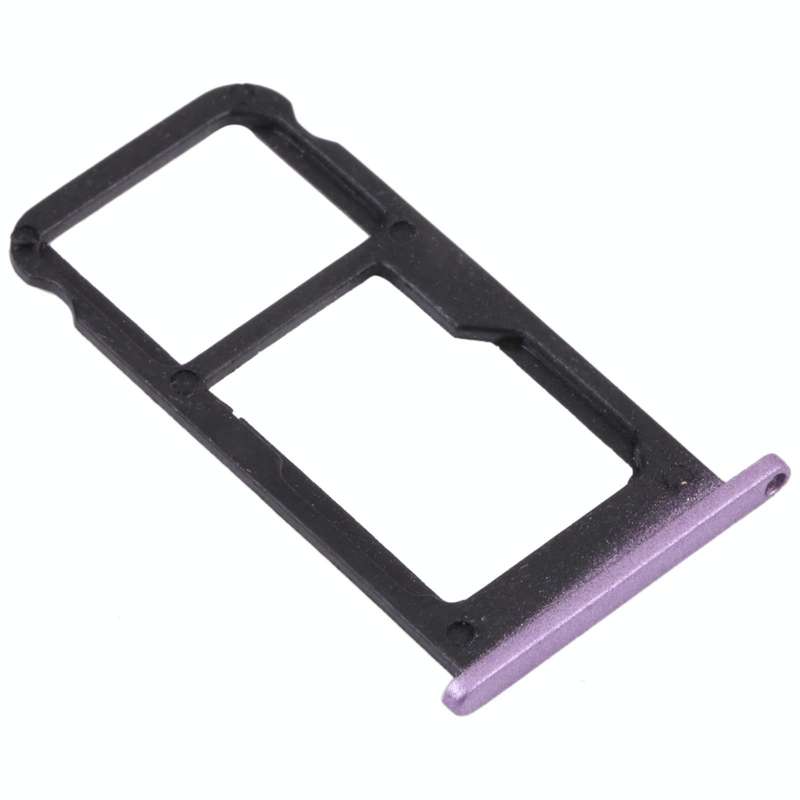 SIM Card Tray + SIM Card Tray / Micro SD Card Tray for Honor Play(Purple)