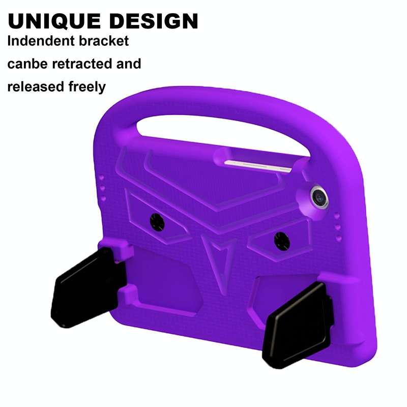 For Samsung Galaxy Tab A9 Sparrow Style Shockproof Kickstand EVA Tablet Case(Purple)