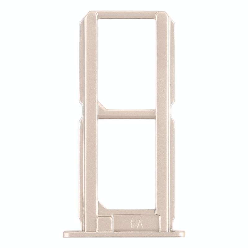 For Vivo X7 2 x SIM Card Tray (Gold)