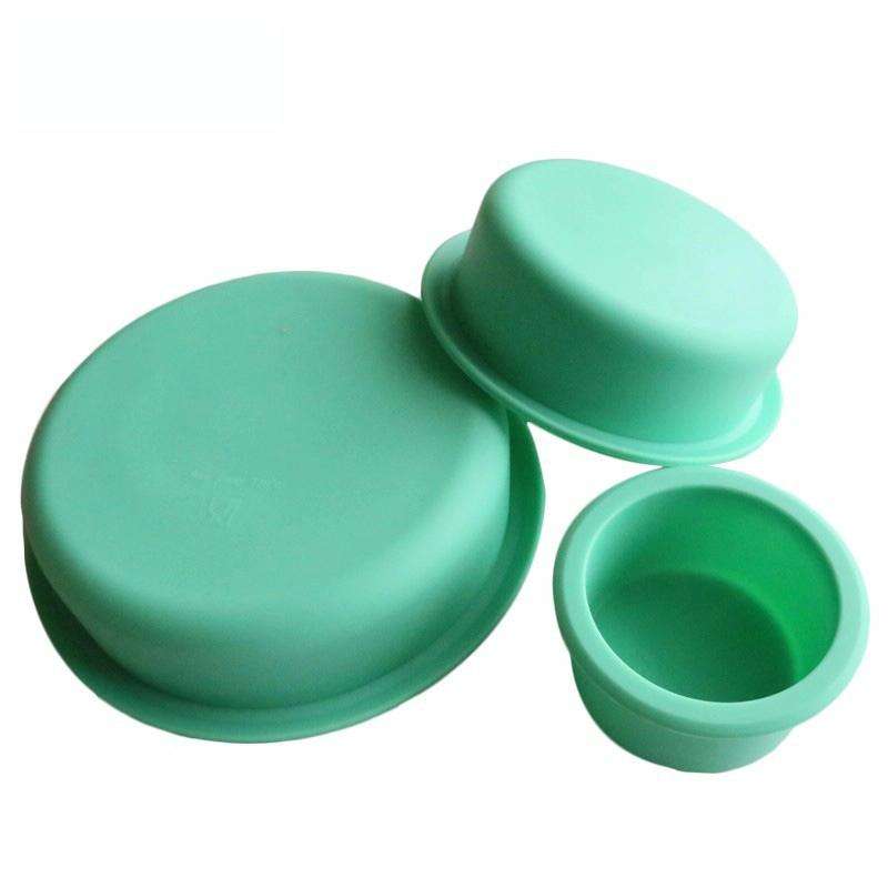 Three-Layer Round Cake Mold Silicone Baking Mold Pizza Cake Base