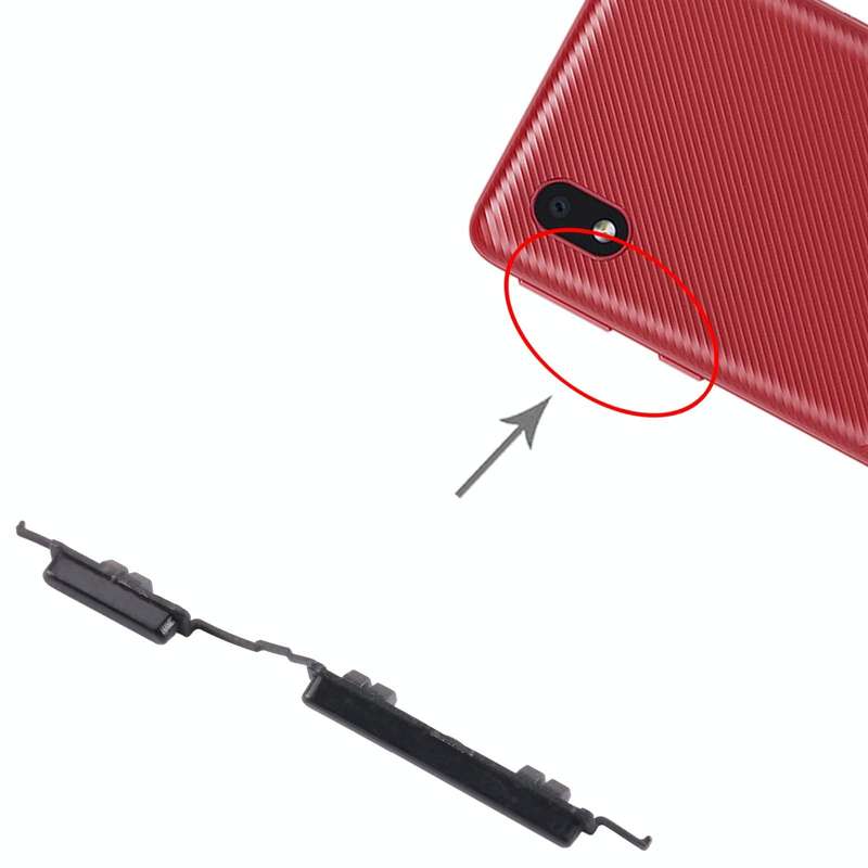 For Samsung Galaxy A01 Core SM-A013 10pcs Power Button + Volume Control Button(Black)