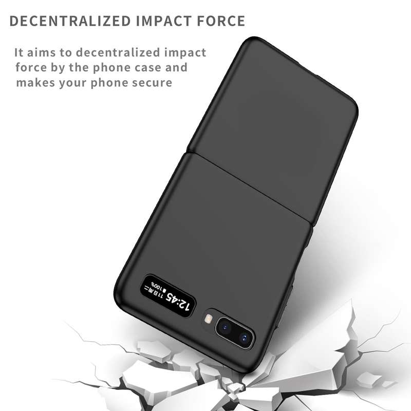 For Samsung Galaxy Z Flip 5G Armor Foldable Phone Case(Black)