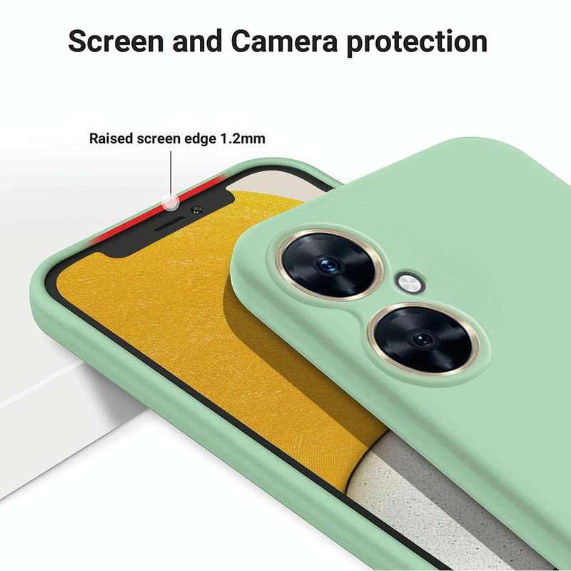 For Huawei Nova 11i Solid Color Liquid Silicone Dropproof Full Coverage Protective Case(Green)