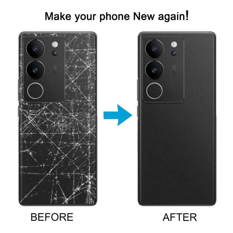 For vivo V29 Original Battery Back Cover with Camera Lens Cover(Blue)