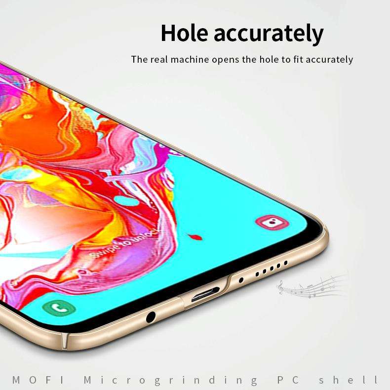 For Galaxy A70 MOFI Frosted PC Ultra-thin Hard Case(Rose gold)