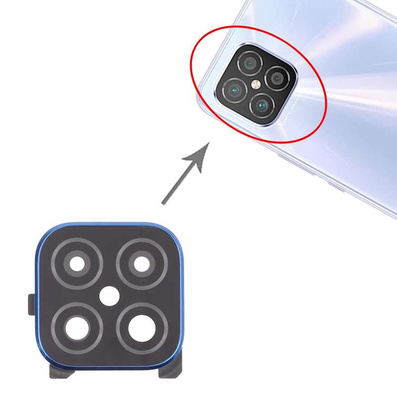 For Huawei Nova 8 SE  Camera Lens Cover (Blue)
