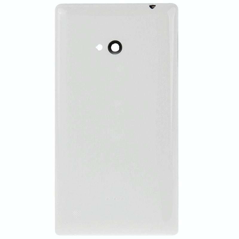 Smooth Surface Plastic Back Housing Cover  for Nokia Lumia 720(White)