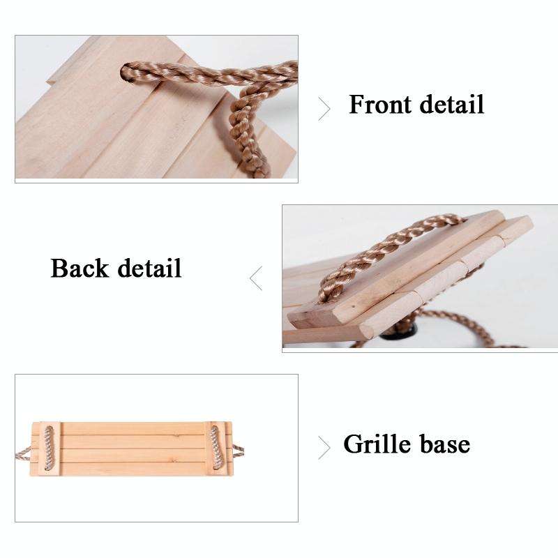 Adult Children Indoor Outdoor Wooden Swing