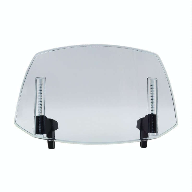 For Kawasaki / Honda / BMW / Yamaha Motorcycle Adjustable Windshield(Transparent Grey)