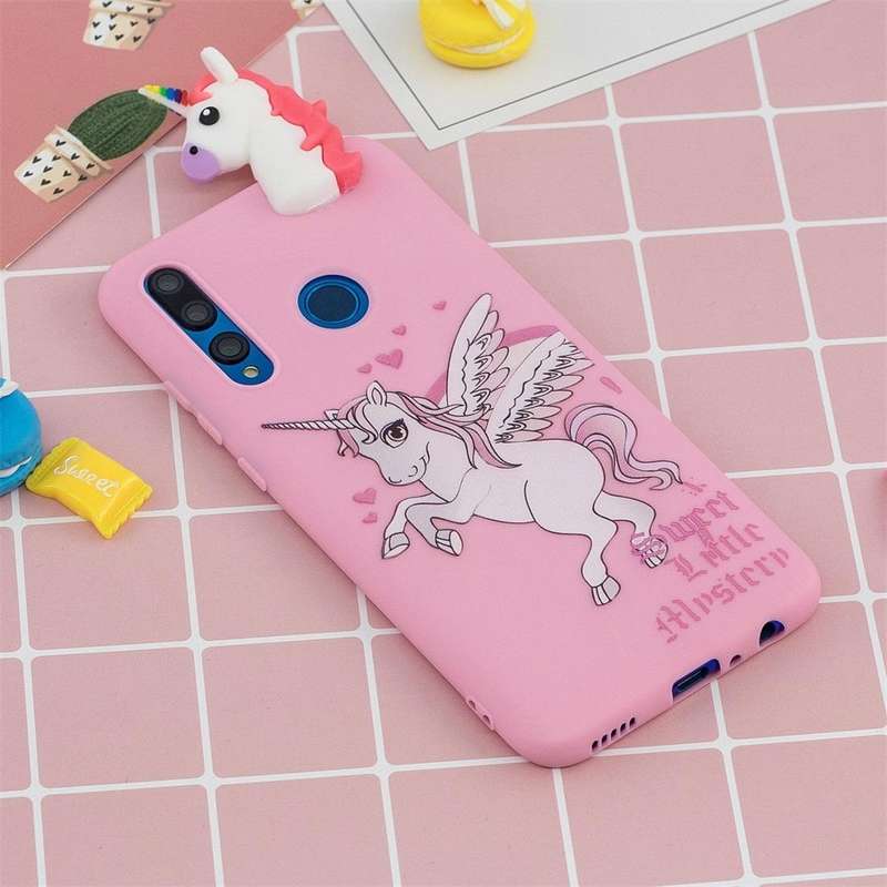 For Huawei P30 Lite Shockproof Cartoon TPU Protective Case(Unicorn)