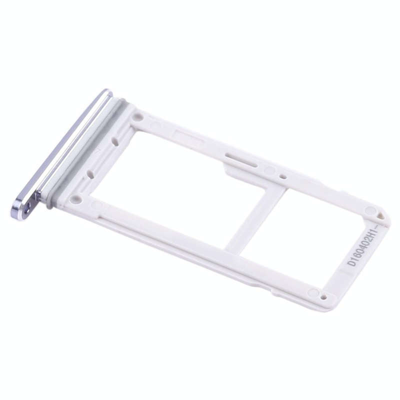 For Galaxy S7 2 SIM Card Tray / Micro SD Card Tray (Black)