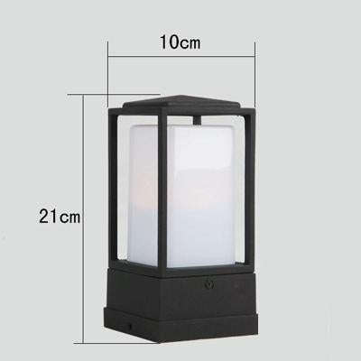 Outdoor Rain and Rustproof Wall Lamp Modern Minimalist Column Lamp