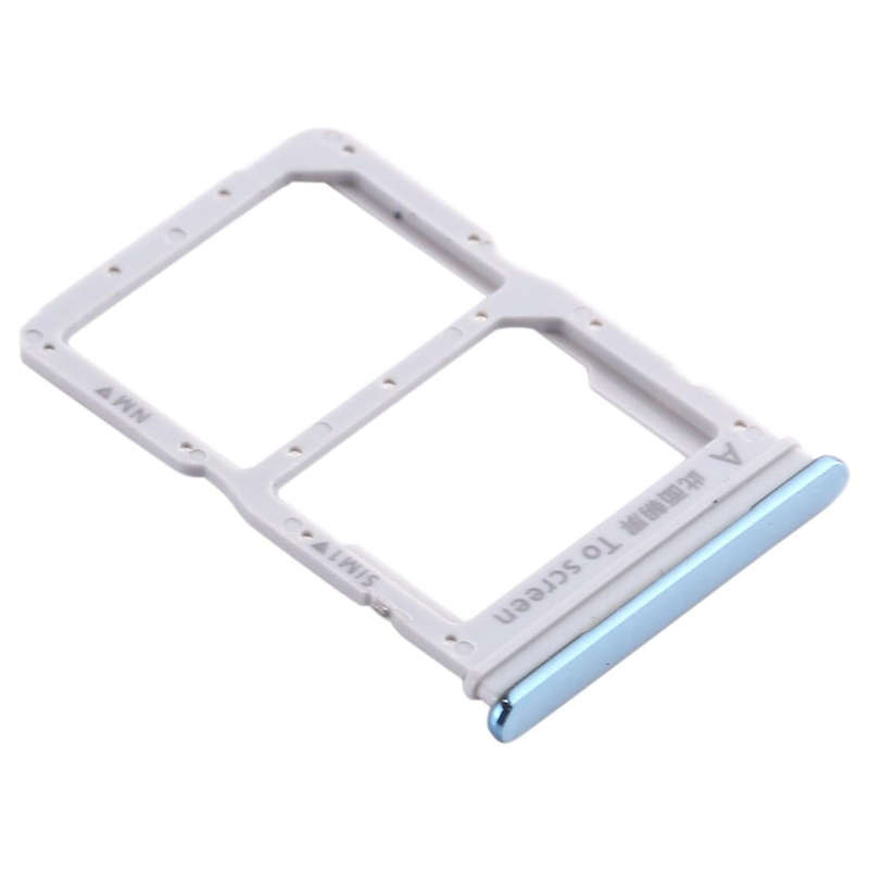 SIM Card Tray + NM Card Tray for Huawei Enjoy 10s / Honor Play 4T Pro (Blue)