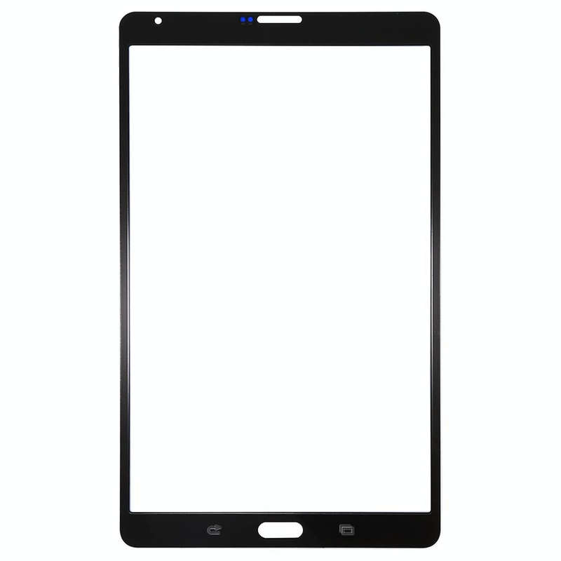 For Galaxy Tab S 8.4 LTE / T705 Front Screen Outer Glass Lens (Black)