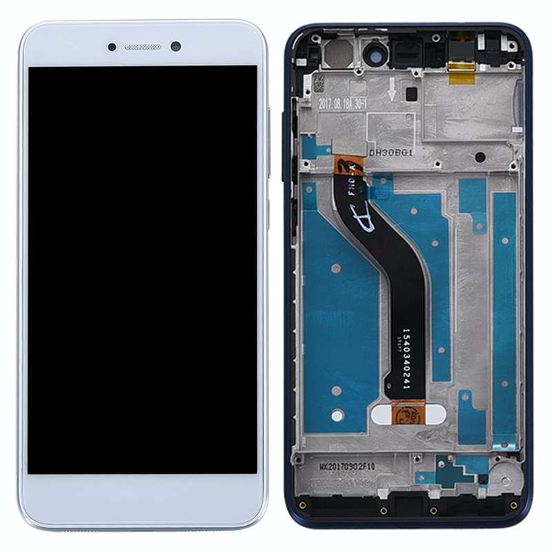 OEM LCD Screen for Huawei P8 Lite (2017) Digitizer Full Assembly with Frame (White)