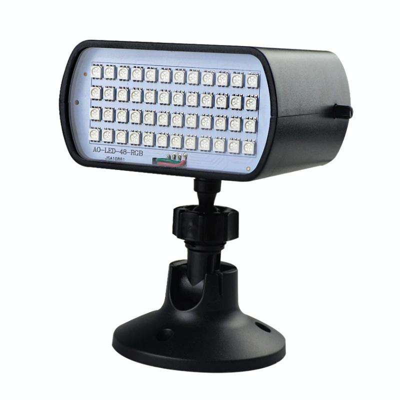 13W 48 LED Full Color Strobe Lights Bar Party Decoration Strobe Stage Lights(US Plug)