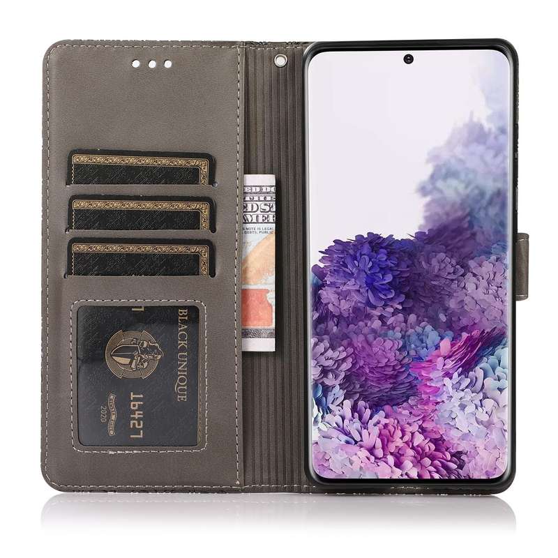 For Samsung Galaxy S20+ Skin Feel Embossed Sunflower Horizontal Flip Leather Case with Holder & C...