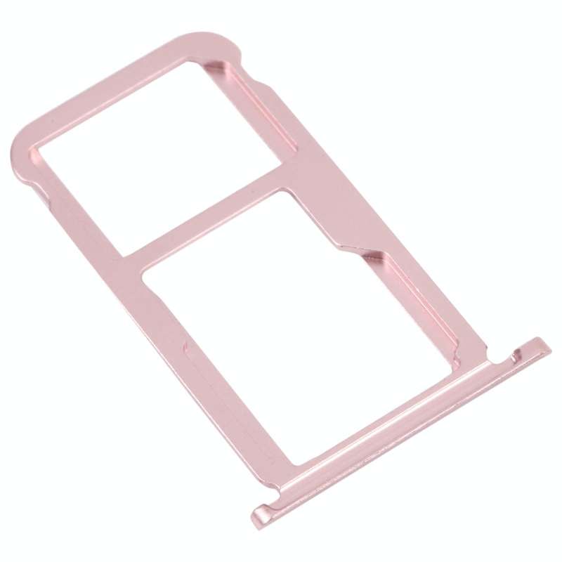 SIM Card Tray + SIM Card Tray / Micro SD Card Tray for Honor Mate 9 Lite (Pink)