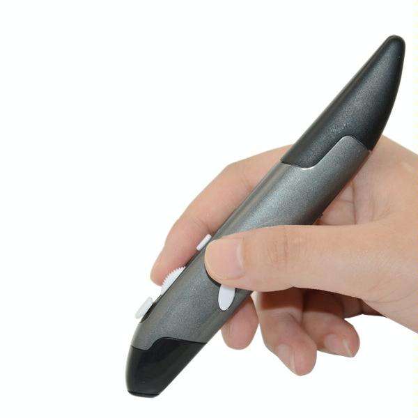 PR-03 2.4G USB Receiver Adjustable 1600 DPI Wireless Optical Pen Mouse for Computer PC Laptop Dra...