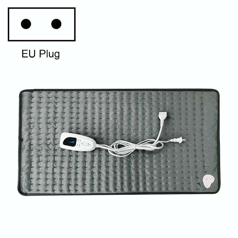 Home Physiotherapy Heating Pad Electric Heating Blanket, Size: 40x30cm, Plug Tpye:EU Plug(Dark Gray)