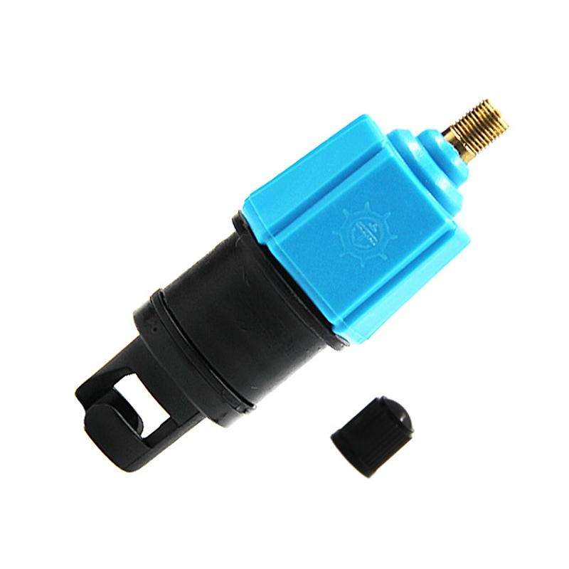 SUP Paddle Kayak Surfboard Valve Adapter Car Pump Conversion Head(Blue)