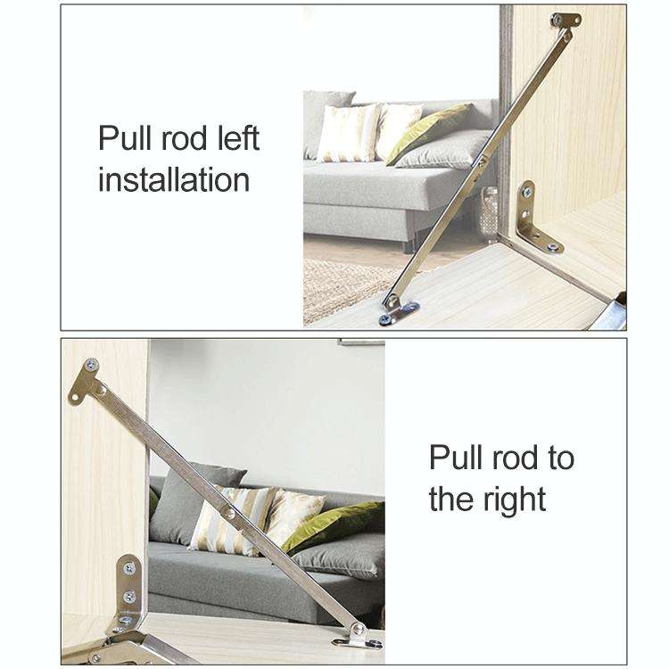 15 PCS Thickened Double Folding Pull Rod Cabinet Door Movable Support Rod