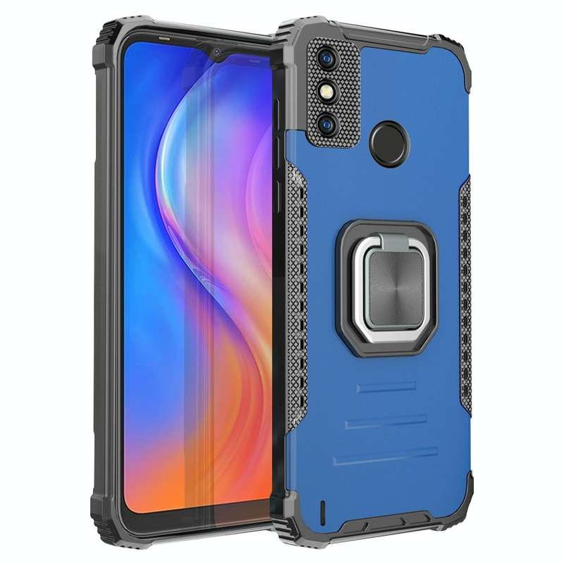 For Tecno Spark 6 Go Fierce Warrior Series Armor All-inclusive Shockproof Aluminum Alloy + TPU Pr...
