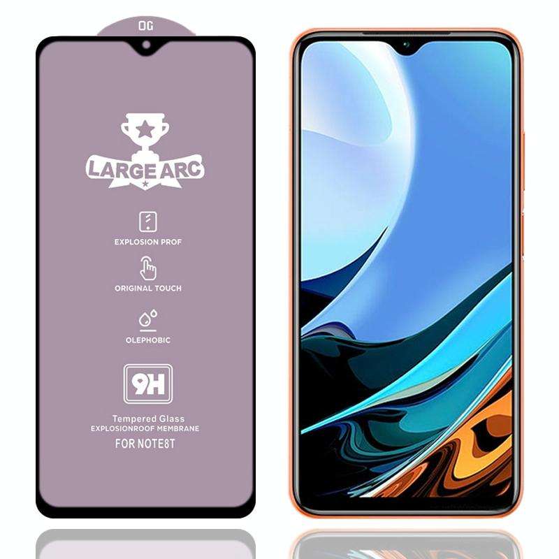 For Xiaomi Redmi 9T 9H HD Large Arc High Alumina Full Screen Tempered Glass Film