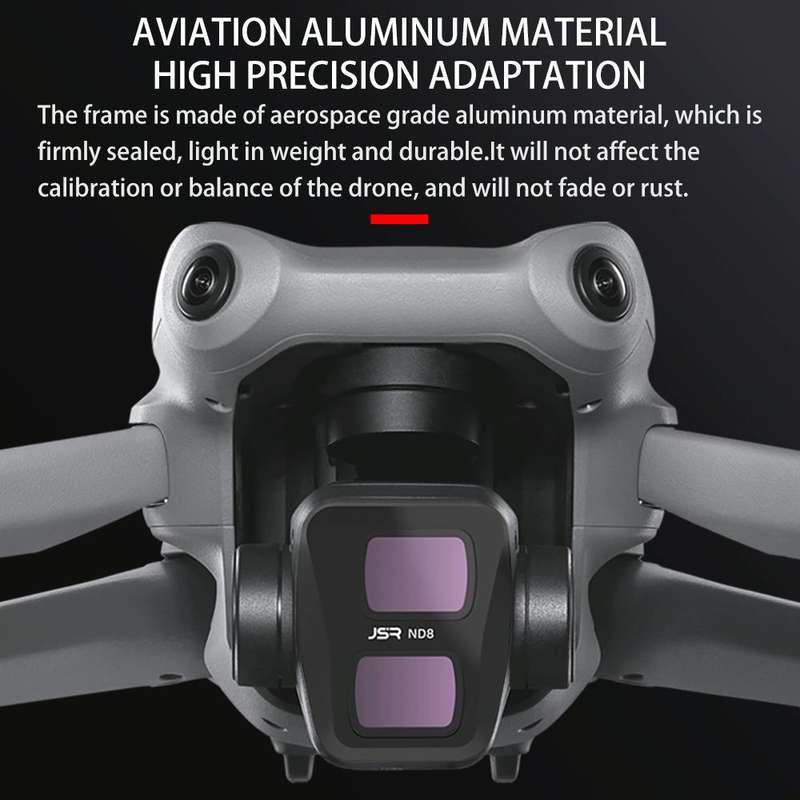 For DJI Air 3 JSR KB Series Drone Lens Filter, Filter:4 in 1 ND
