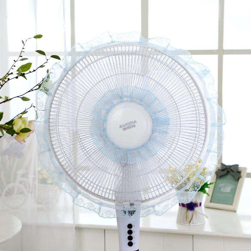 Anti-pinch Electric Fan Safety Cover Protection Net Dustproof Cover(Blue)