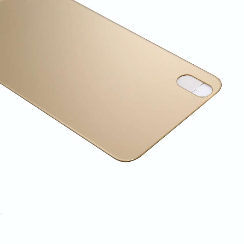 Glass Battery Back Cover for iPhone X(Gold)