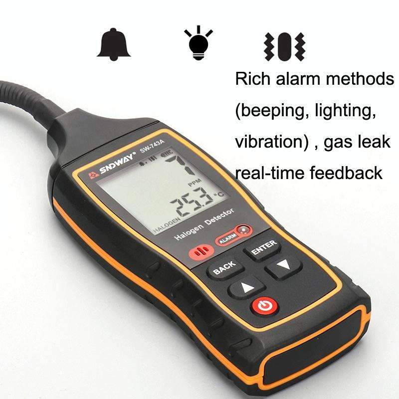 SNDWAY SW743A Halogen Gas Detector Automotive Electronic Air Conditioning Refrigerant Freon Maint...