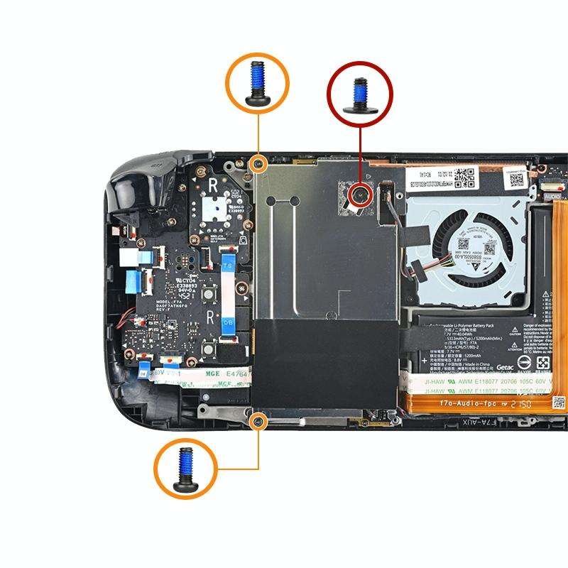 8 in 1 Steam Deck Back Cover Screw Set