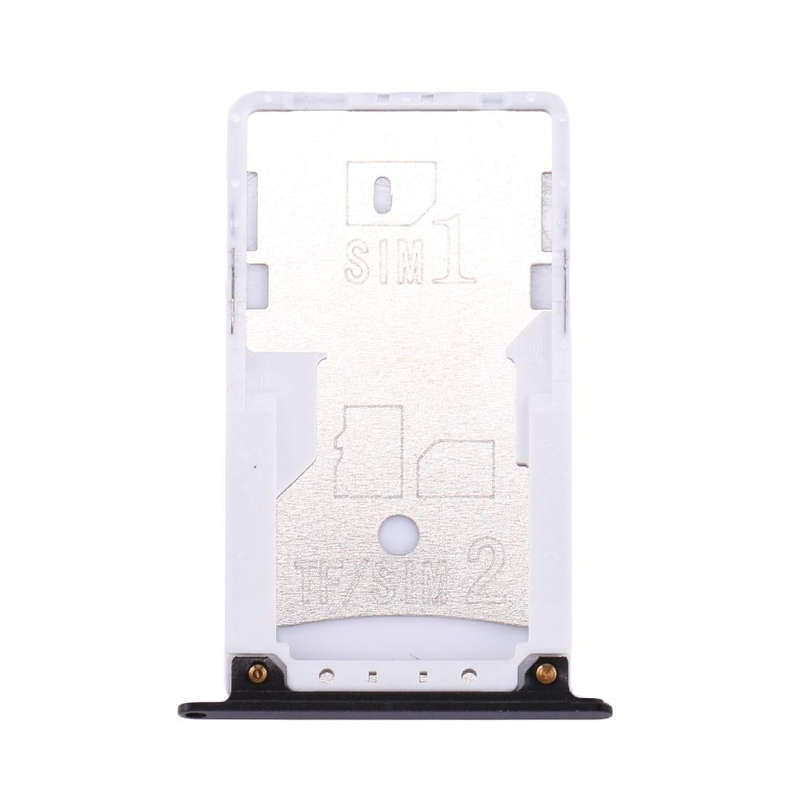 For Xiaomi Redmi Note 4 SIM & SIM / TF Card Tray(Black)