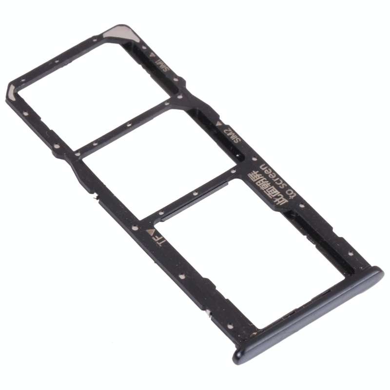 SIM Card Tray + SIM Card Tray + Micro SD Card Tray for Huawei Nova 2 Lite / Y7 Prime (2018) (Black)
