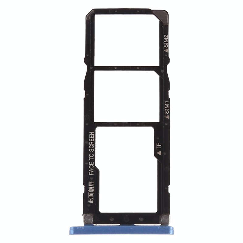 SIM Card Tray + SIM Card Tray + Micro SD Card for Xiaomi Redmi S2(Blue)