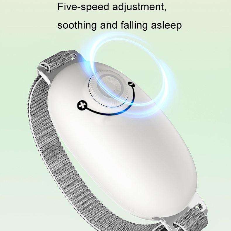 Rechargeable Hand-held Micro-current Pulse Sleep Aid(White)