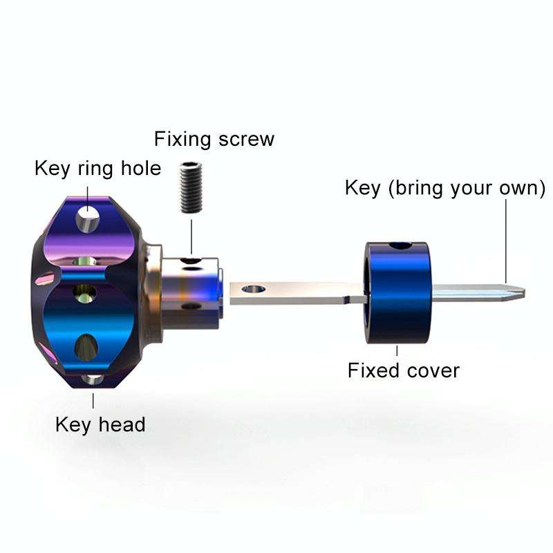 Motorcycle Modified Key Shell Key Handle without Key Embryo for KTM 125 / Xciting 400 / Calf UM+