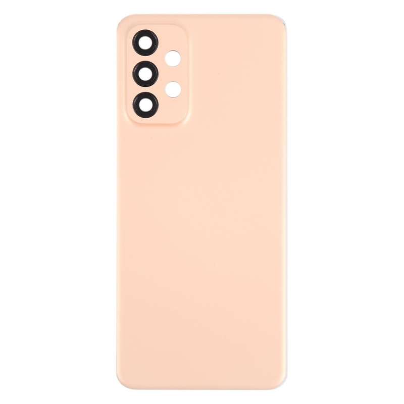For Samsung Galaxy A23 4G SM-A235F Original Battery Back Cover with Camera Lens Cover(Pink)