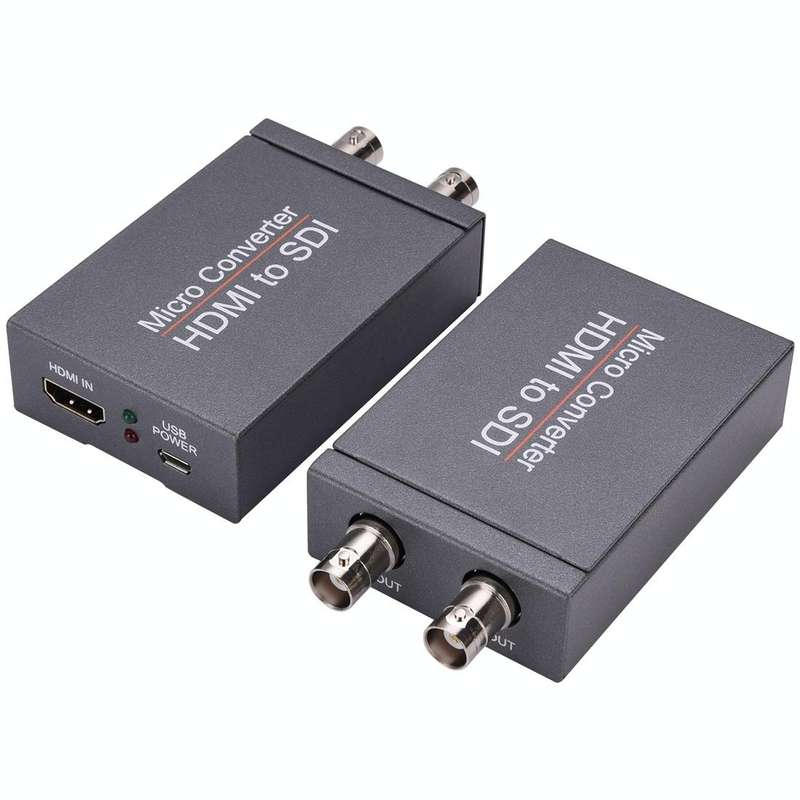 NK-M009 1080P Full HD HDMI to 2 x SDI Output Converter(Black)