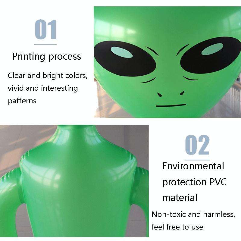 Balloon Model Photography Props Inflatable Alien KTV Bar Doll Balloon Halloween Party Doll Balloo...