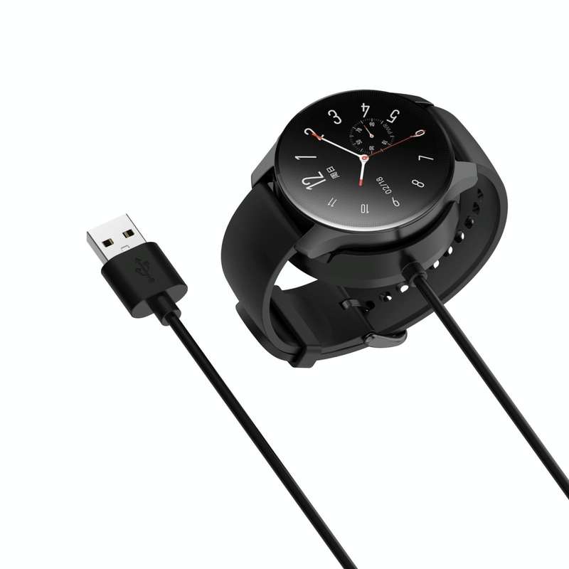 For vivo Watch 2 Smart Watch Magnetic Charging Cable, Length: 1m(Black)