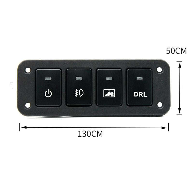 12-24V Car Modified 4-position Switch Panel for Toyota